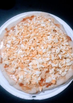 Una foto de Pizza caserita!!!!🤗🤗la mejor...ROMY