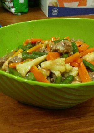 Foto resep Capcay Udang Daging