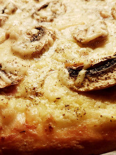 Una foto de Pizza Carbonara