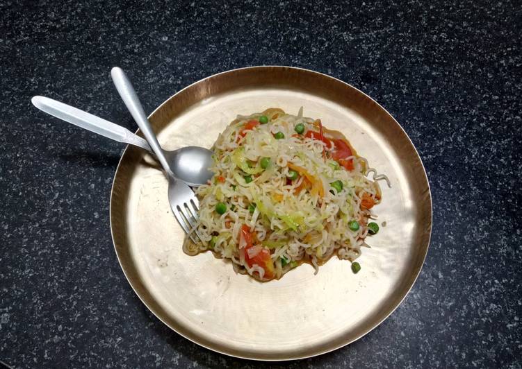 Recipe of Favorite Mixed Veggies Noodles!