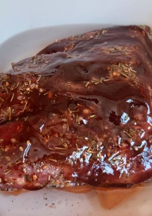 Una foto de Bondiola de cerdo braseada al horno