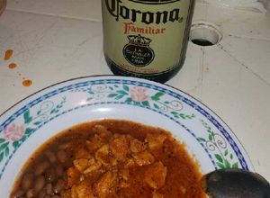 Una foto de Lomo de cerdo en bistec en salsa de jitomate