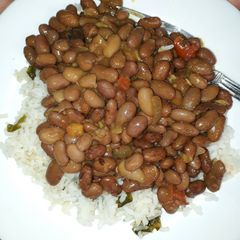 Rice and beans A picture of Rice and beans.