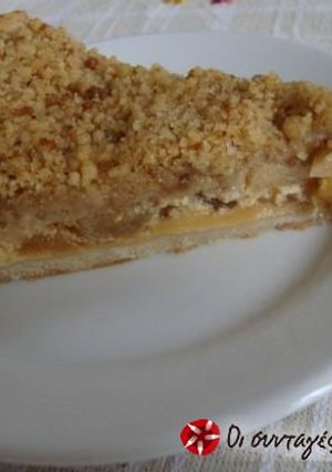 Φωτογραφία της συνταγής Μηλόπιτα με κρέμα 2
