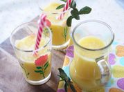 Una foto de smoothie saludable