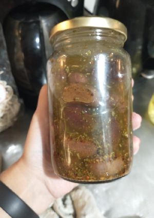 Una foto de Aceitunas negras condimentadas