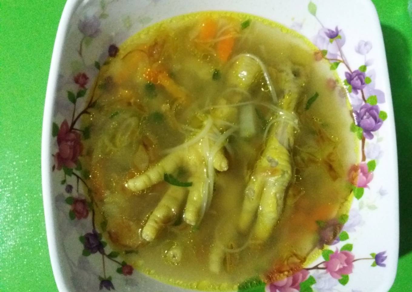 Sop ceker ayam