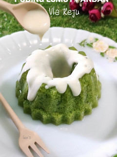 Foto resep Puding Lumut Vla Keju
