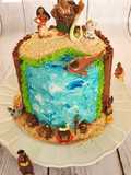 Layer cake vaiana / moana à la clémentine