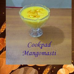 A picture of Mango Ice cream.