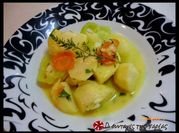 A picture of spring onion salad