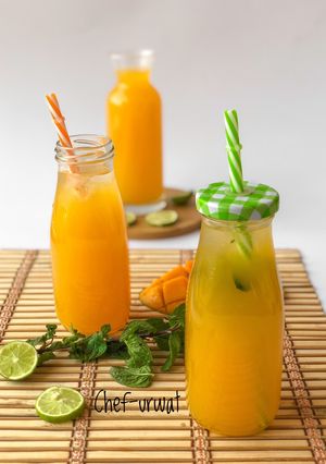 A picture of Mango juice.