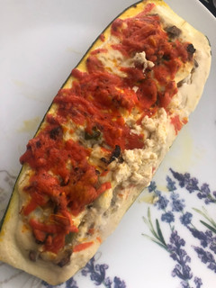 Una foto de Zapallito italiano relleno