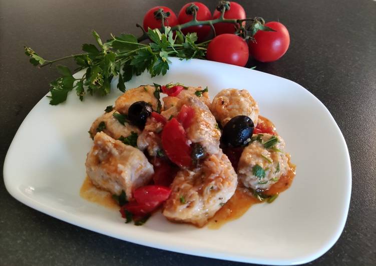 Recetta di Premiato Spezzatino di pesce spada goloso