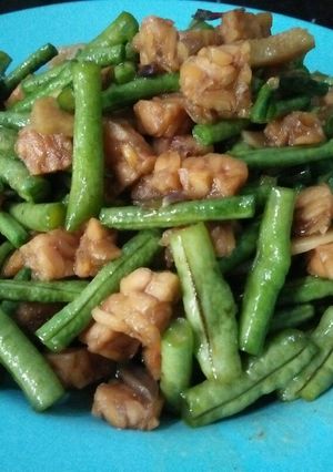 Foto resep Oseng kacang panjang
