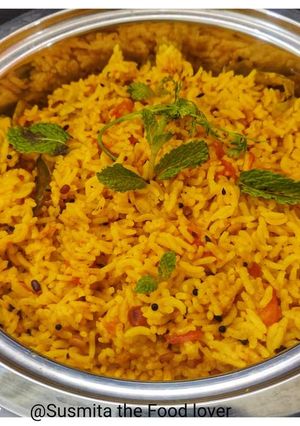 A picture of Southern spice tomato rice.