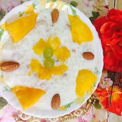 Sabudana /sago kheer A picture of Sabudana /sago kheer.