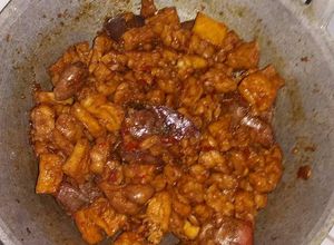 Foto resep Sambel goreng tempe tahu ampela ati ayam