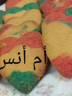 صورة لوصفة بسكوت الالوان