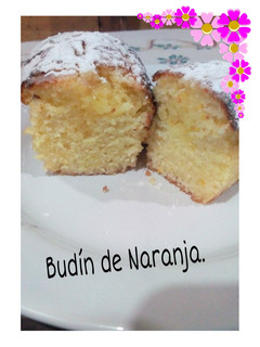 Una foto de Budín de Naranja esponjoso