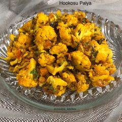 A picture of Hookosu Palya (Gobhi Fry).