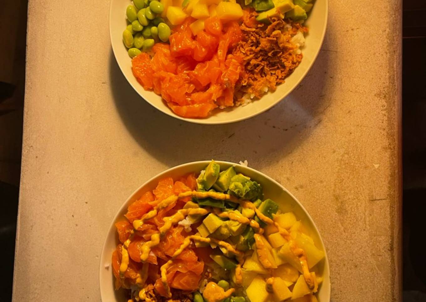 Poke bowl de salmón