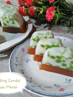 Foto resep Puding Cendol Gula Merah