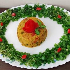 A picture of Vegetable Daliya.