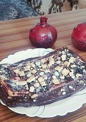 عکسی از دستور کیک یخچالی