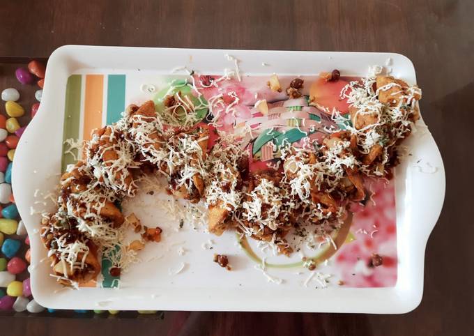 Cheesy Tacos Chaat Recipe