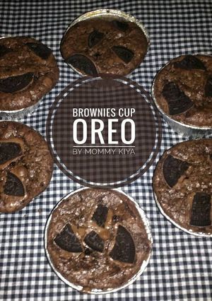 Foto resep Brownies Cup Oreo