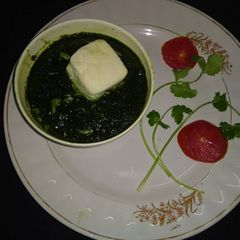 A picture of Cheese coriander dip.