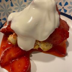 A picture of Mixed Berry Shortcake.