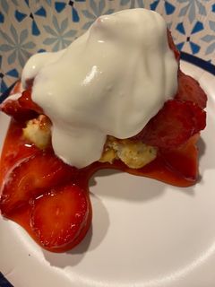 A picture of Mixed Berry Shortcake.