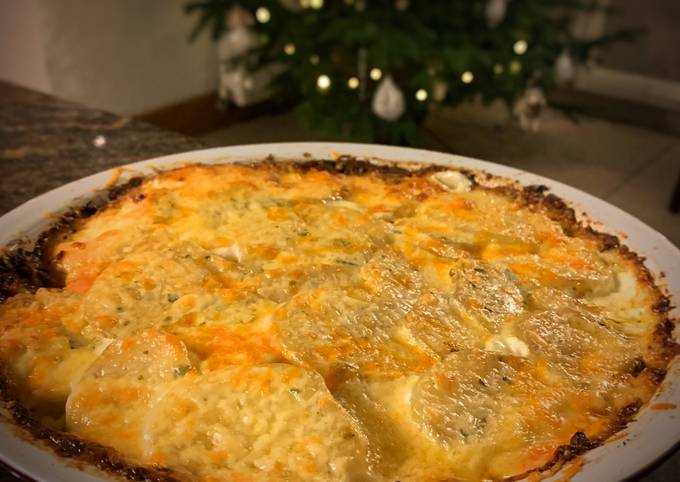 Potato and Celery Root Gratin - Culinary Ginger