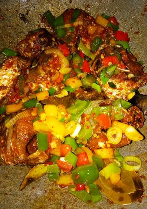 Foto resep Tumis pedas ikan gabus 😋