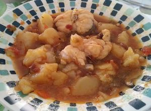 Foto principal de Estofado de patatas con rape