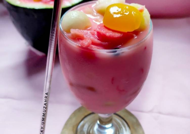 Resep: EnakWatermelon Punch/ 수박화채🍉