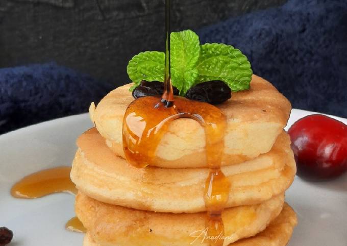 Mudah Banget Memasak Resep Fluffy Pancake (Teflon)