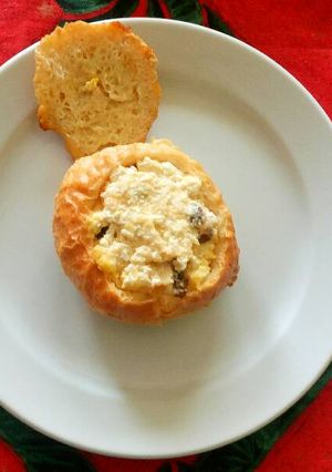 Töltött zsemle recept fotója