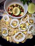 ข้าวผัดปลาหมึก