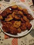 Croquetas de cebolla y morrón deshidratados