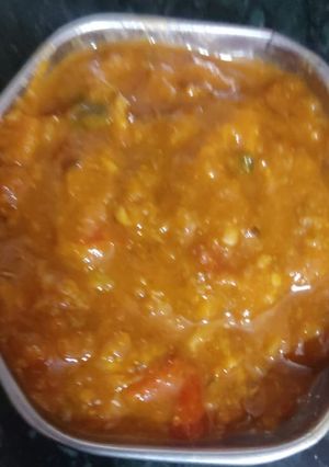 A picture of Tomato garlic chutney.