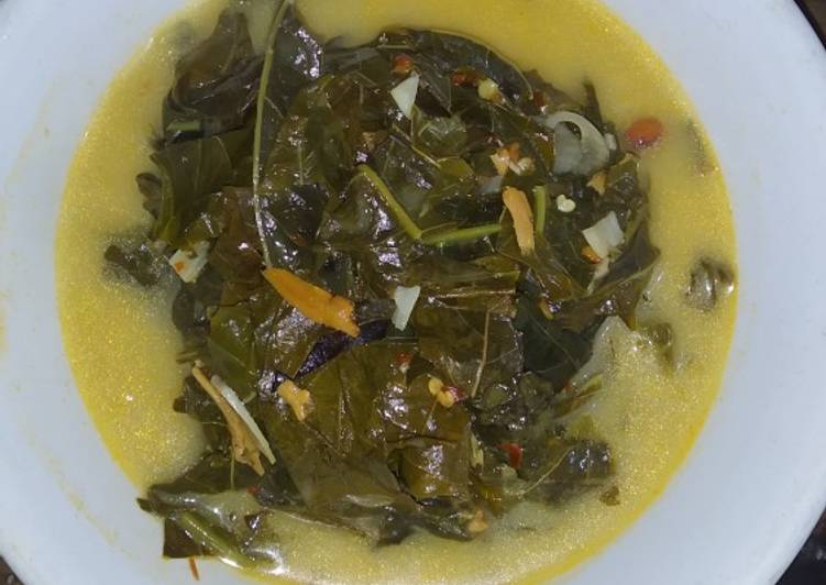 Bahan Lodeh daun singkong | Resep Membuat Lodeh daun singkong Yang Mudah Dan Praktis