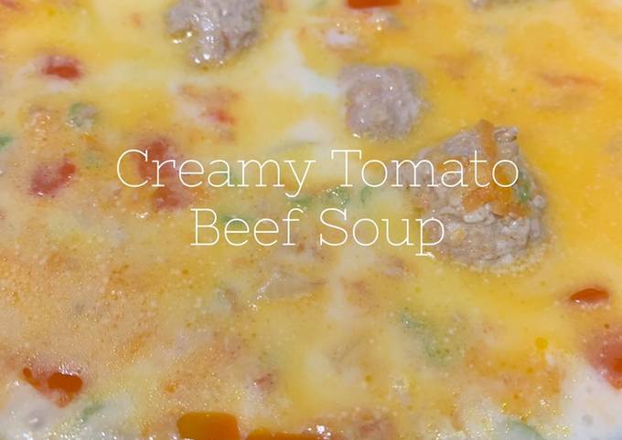 Creamy Tomato Beef Soup (MPASI 8Mo+)
