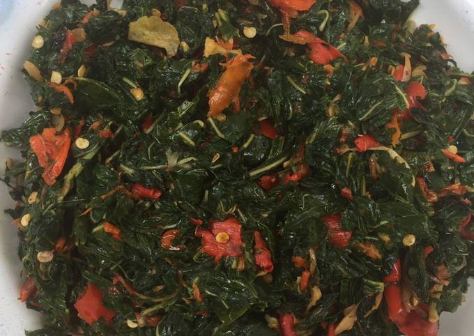 Standar Bagaimana cara buat (Wajib dicoba) Tumis Daun Ubi  nagih banget