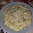 Cavatelli con crema di patate, zucchina e pancetta