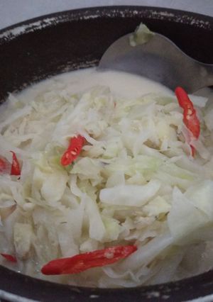 Foto resep Kol santan putih