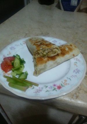 صورة لوصفة شاورما بالعيش السورى