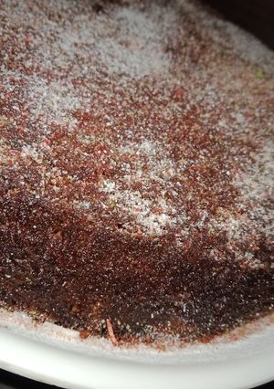 A picture of Chocolate brownie cake(with out oven).